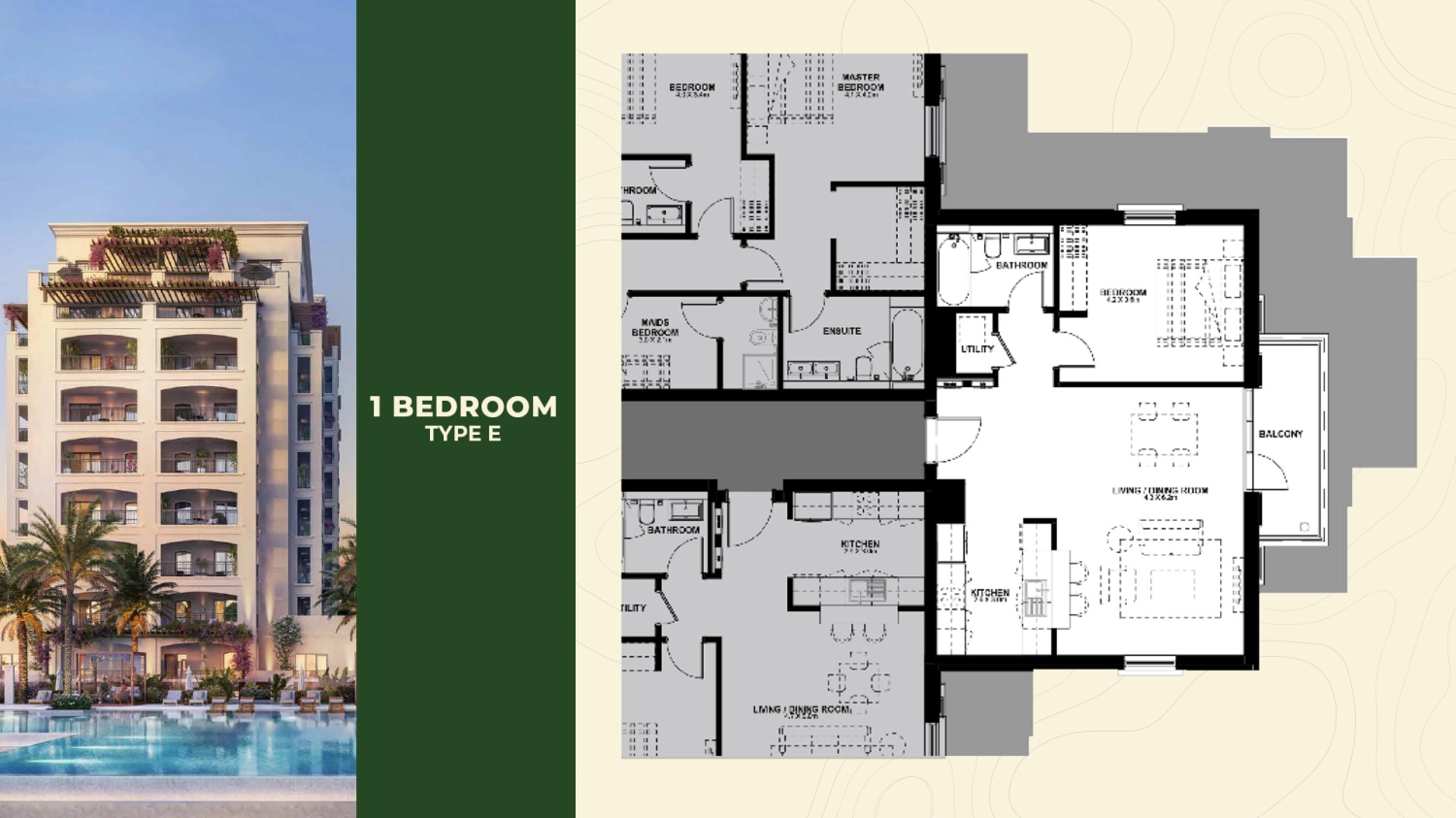 1 BR - Type A
